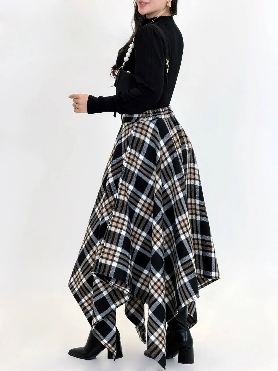 7615-دامن burberry